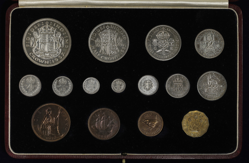 GREAT BRITAIN George VI ジョージ6世(1936~52) Proof Set 1937 オリジナ儿ケース付 with original case UNC