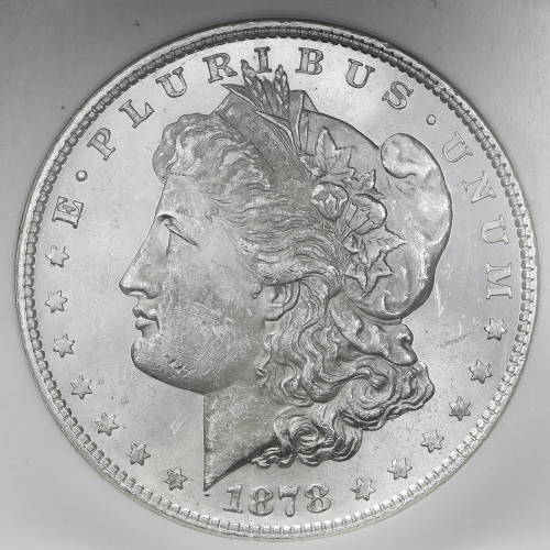 USA アメリカ合众国 Dollar 1878 8TF  NGC-MS63 UNC