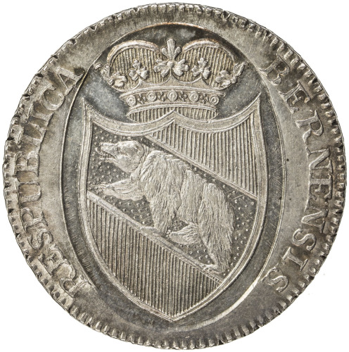 World Coins - Europe，BERN: AR thaler, 1798, KM-164, Dav-1760A, variety with no serif on top of 