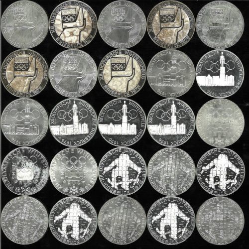 AUSTRIA オーストリア 100Schilling 各种 返品不可 要下见 Sold as is No returns UNC&Proof