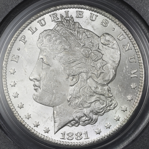 USA アメリカ合众国 Dollar 1881CC  PCGS-MS63 UNC