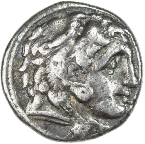 Ancient - Greek，MACEDONIA: Phillip III, 323-317 BC, AR drachm (4.11g), S-6750/51, head of Heracles r