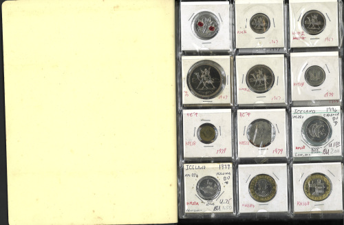 Collection of  world coins 世界各国コインコレクション  アジア・アフリカマイナーコイン中心 192种  ア儿バム入り  返品不可 要下见 Sold as is No ret