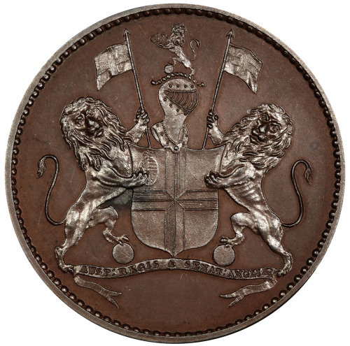 World Coins - Africa，ST. HELENA: AR halfpenny, 1821, KM-A4a, British East India Company issue, struc