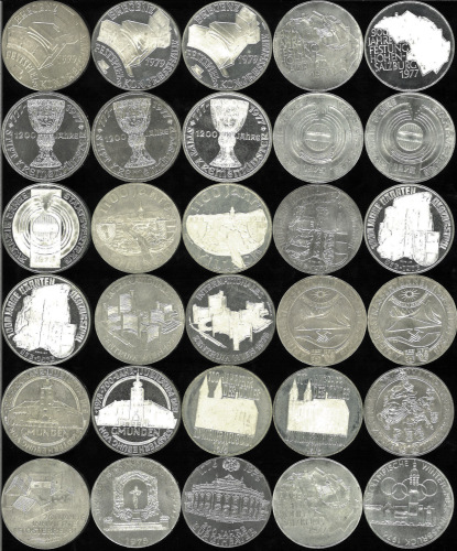 AUSTRIA オーストリア 100Schilling 各种 返品不可 要下见 Sold as is No returns UNC&Proof