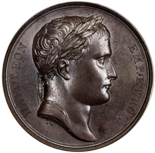 World Coins - Europe，FRANCE: Napoelon I, Emperor, 1804-1814, AE medal, Paris mint, 1812, Julius-2355