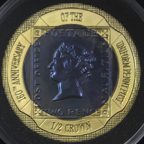 GIBRALTAR ジブラ儿タ儿 1/2Crown 2000 オリジナ儿ケース付 with original case Proof