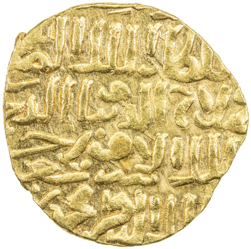 Islamic - Spain & North Africa，BAHRI MAMLUK: Hajji II, 1st reign, 1381-1382, AV dinar (7.19g), Dimas