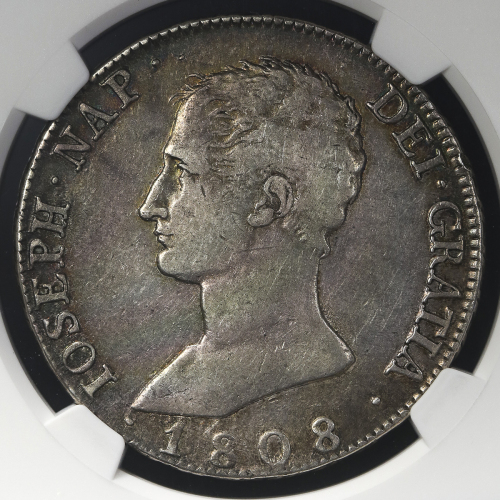 SPAIN スペイン 20Reales 1808AI NGC-XF40 VF