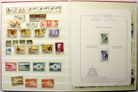 Briefmarken Briefmarkenalbum China und Hongkong. 118 Werte Hongkong aus 1882-2002 gestempelt, 533 We