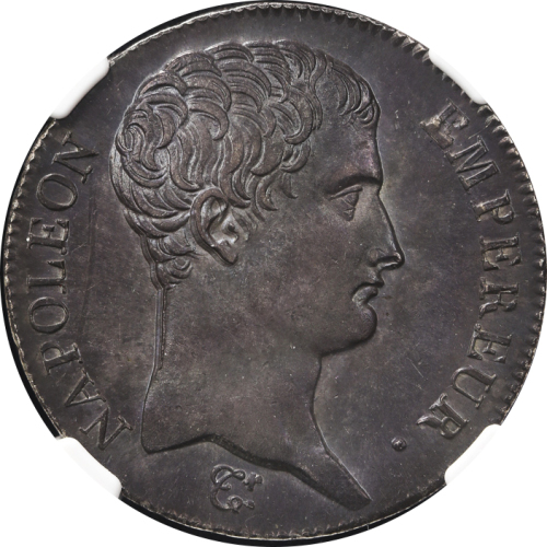FRANCE Napoleon I ナポレオン1世(1802~15) 5Francs AN13(1804/5)A NGC-MS63 トーン UNC