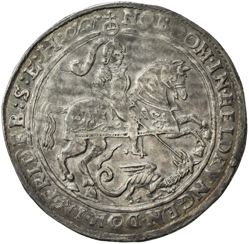 World Coins - Europe，MANSFELD-BORNSTEDT: Karl Adam, 1638-1692, AR thaler (28.83g), Eisleben, 1656, K
