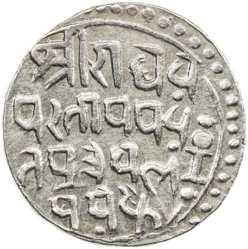 India - Princely States，BAJRANGGARH: Jai Singh, 1797-1818, AR rupee (10.75g), year 18 (1814), KM-7, 