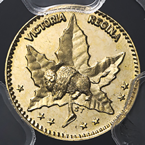 CANADA カナダ 1/2Dollar 1898 PCGS-MS64 UNC+