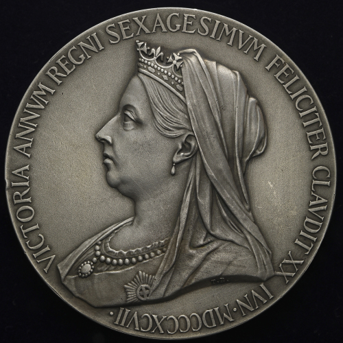 GREAT BRITAIN Victoria ヴィクトリア(1837~1901) AR Medal 1897 EF
