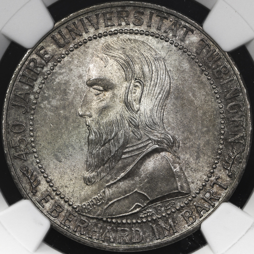 GERMANY Weimar Rep ワイマー儿共和国 5Reichsmark 1927F  NGC-MS64 トーンUNC+
