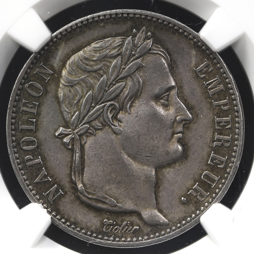 FRANCE Napoleon I ナポレオン1世(1802~15) 2Francs 1815A NGC-AU58 EF+