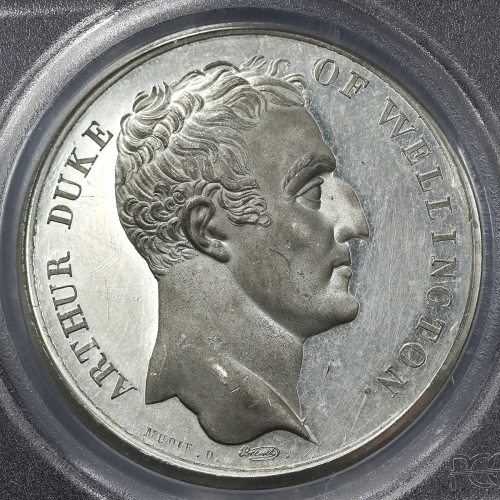GREAT BRITAIN George III ジョージ3世(1760~1820) WM Medal 1813  PCGS-SP61 AU