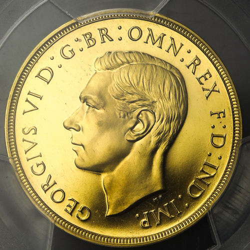 GREAT BRITAIN George VI ジョージ6世(1936~52) 2Pounds 1937 PCGS-PR65 Proof UNC~FDC