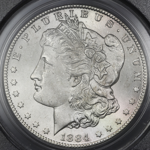 USA アメリカ合众国 Dollar 1884CC  PCGS-MS63 UNC