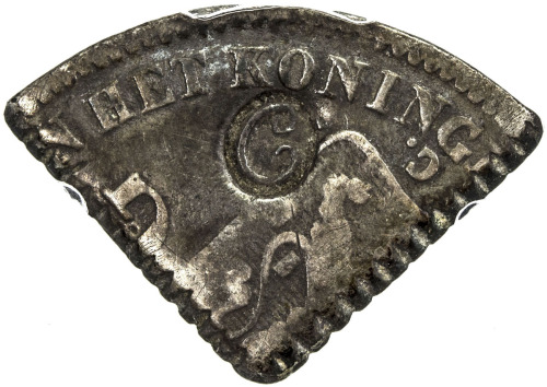 World Coins - The Americas，CURAÇAO: Dutch Colony, AR ¼ gulden, ND [1838], KM-27, script 