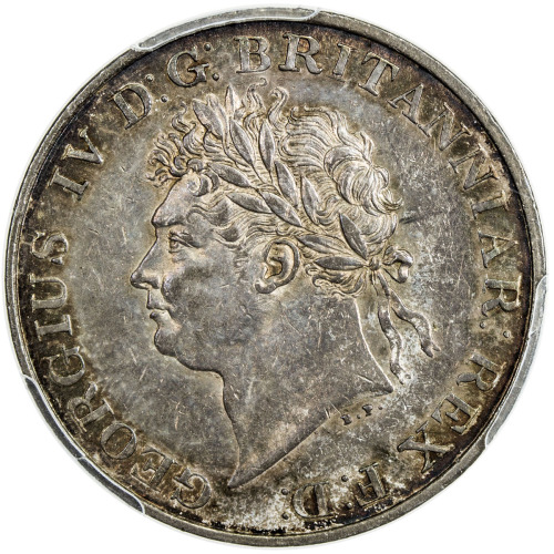 World Coins - Asia & Middle-East，CEYLON: George IV, 1820-1830, AR rixdollar, 1821, KM-84, lovely gol