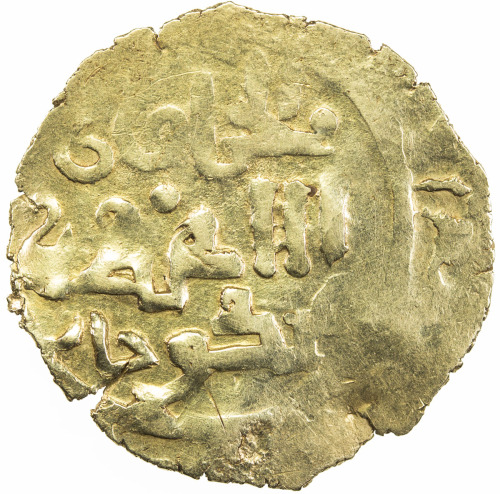 Islamic - Mongol Dynasties，GREAT MONGOLS: Möngke, 1251-1259, AV dinar (2.30g), NM, ND, A-T1977, obve