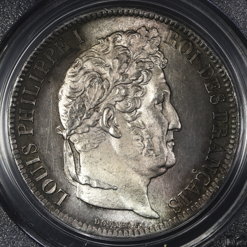 FRANCE Louis Philipe 儿イ・フィリップ(1830~48) 5Francs 1831A PCGS-MS64 UNC+