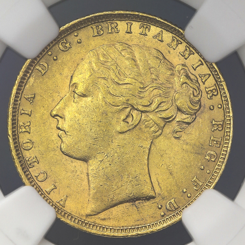 GREAT BRITAIN Victoria ヴィクトリア(1837~1901) Sovereign 1878 NGC-MS61 AU