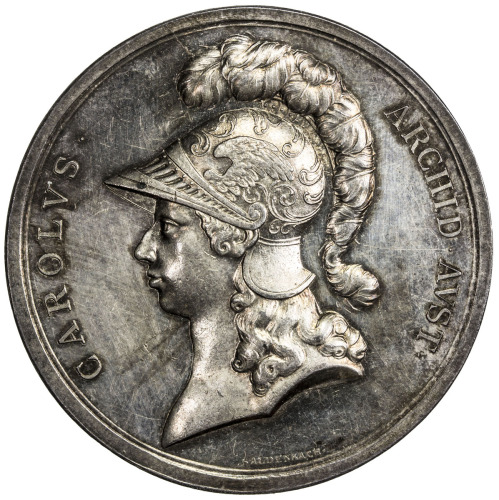 World Coins - Europe，AUSTRIA: AR medal (26.24g), 1799, H-882, J-672, E-781, 48mm, Austrian Victory i