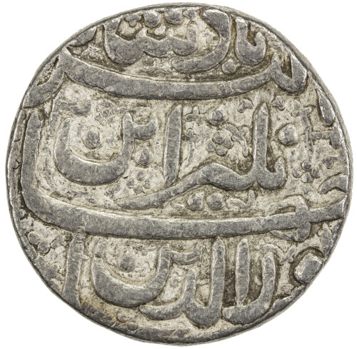 India - Mughal Empire，MUGHAL: Jahangir, 1605-1628, AR sawai rupee (14.30g), Ahmadabad, year 3, KM-15