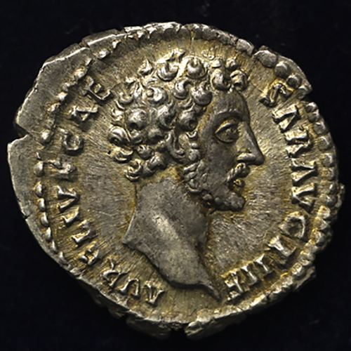 Roman Empire ローマ帝国 AR Denarius Marcus Aurelius マ儿クス・アウレリウス AD161~180 AU