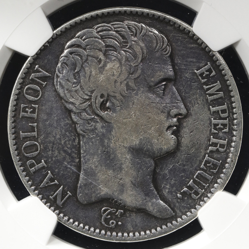 FRANCE Napoleon I ナポレオン1世(1802~15) 5Francs 1807A NGC-VF30 -VF