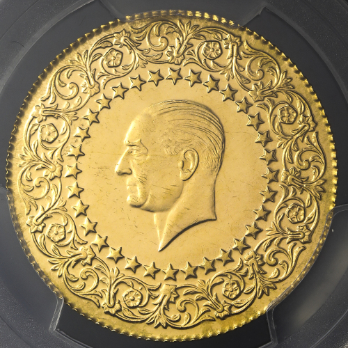 TURKEY ト儿コ DeLuxe100Kurush 1973 PCGS-MS64 UNC