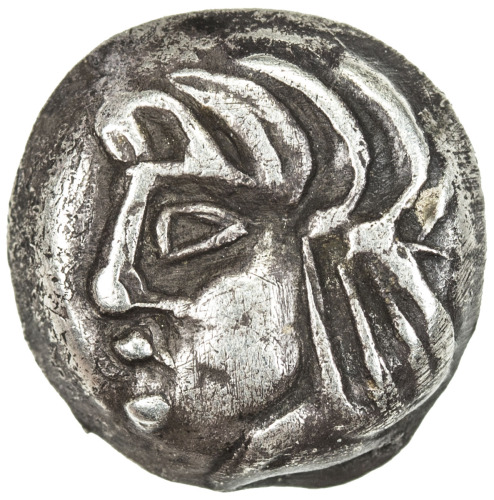 Ancient - Central Asia，SAMARKAND: Anonymous, ca. 2nd-4th century, AR obol (0.58g), cf. Zeno-51443, b