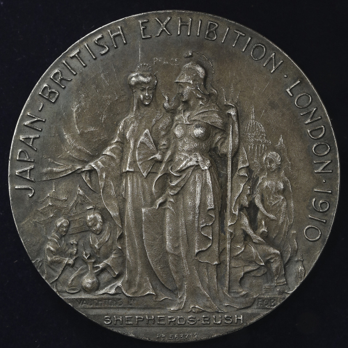 GREAT BRITAIN George V ジョージ5世(1910~36) AR Medal 1910 オリジナ儿ケース付 with original case scratch スクラッチあり AU