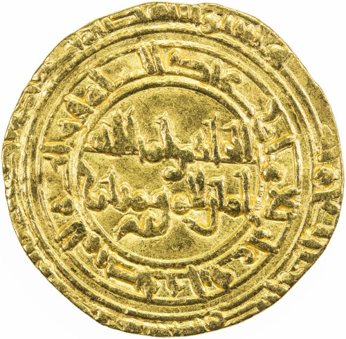 Islamic - Spain & North Africa，FATIMID: al-Hakim, 996-1021, AV dinar (4.16g), al-Mahdiya, AH405, A-7