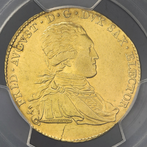 GERMANY Saxony ザクセン 10Taler (2August  d‘or)1806SGH PCGS-XF Detail“Repaired“ 里面にマウント修正あり VF