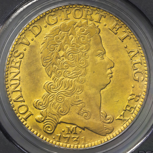 BRAZIL ブラジ儿 12800Reis 1731M PCGS-XF40 VF+