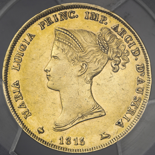 ITALY Parma パ儿マ 40Lire 1815 PCGS-AU53 -EF