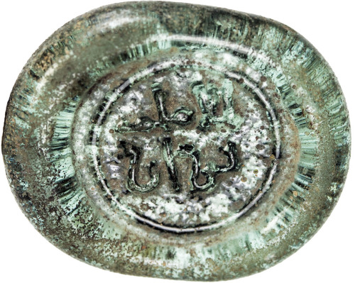 Islamic - Spain & North Africa，FATIMID: al-Aziz, 975-996, glass jeton/weight (2.90g), A-708, FGJ-52,