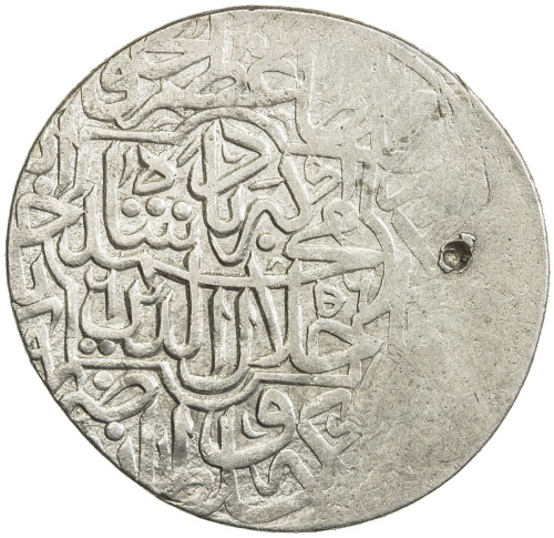 India - Mughal Empire，MUGHAL: Akbar I, 1556-1605, AR shahrukhi (4.61g), Kabul, AH965, A-Q2464, KM-70