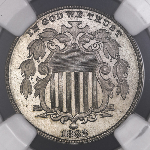 USA アメリカ合众国 5Cents 1882 NGC-PF65 Proof