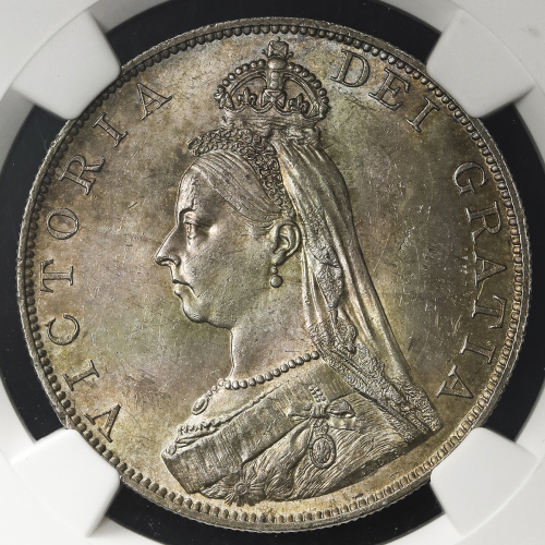 GREAT BRITAIN Victoria ヴィクトリア(1837~1901) 2Florin 1887 NGC-MS63 UNC