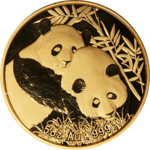  2012年新加坡国际钱币博览会5盎司金章 NGC PF 70 CHINA. 5 Ounce Gold Medal, 2012. Panda Series, Singapore Internationa