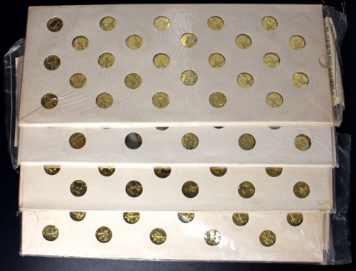  1980年冬奥铜币25套100枚（整版原封）