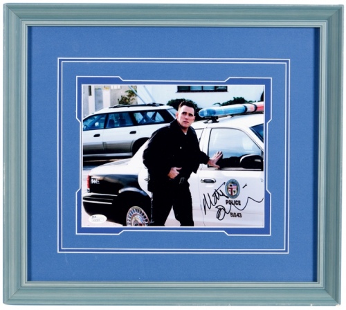  美国演员马特·狄龙 亲笔签名《撞车》剧照