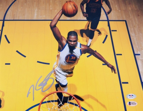  NBA球星凯文·杜兰特 亲笔签名照片