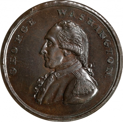  1795年华盛顿自由与安全奖章 NGC MS 63 Washington Liberty and Security Penny