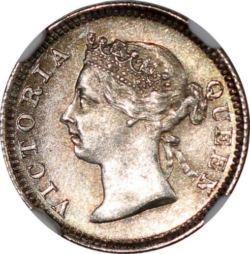  1899年香港五仙，NGC MS65+，#6137919-002